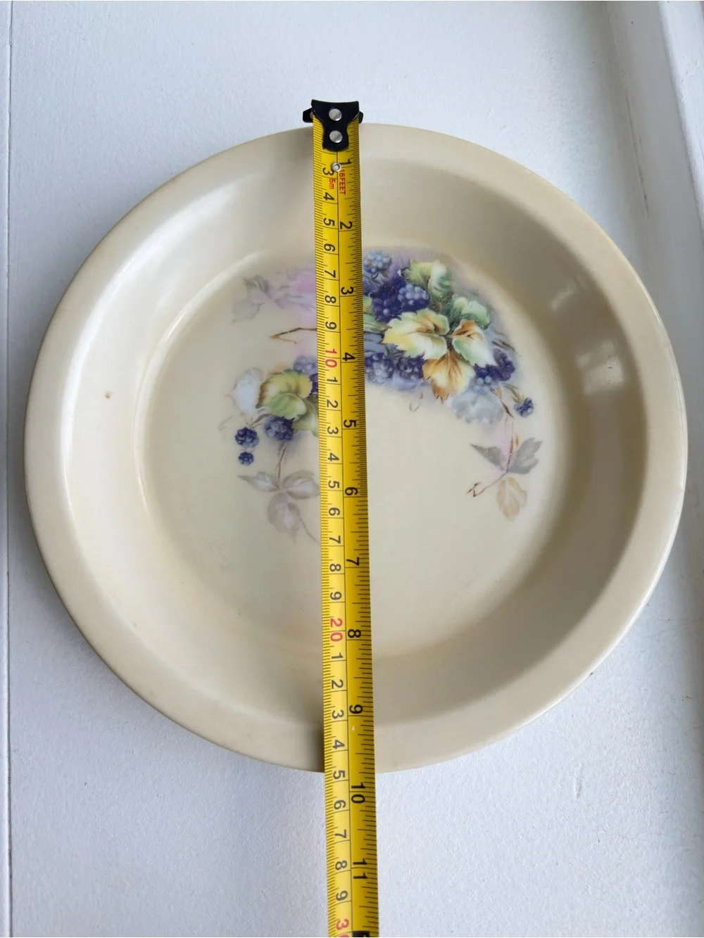 Vintage Royal Rochester Hand-Painted Baking Plate